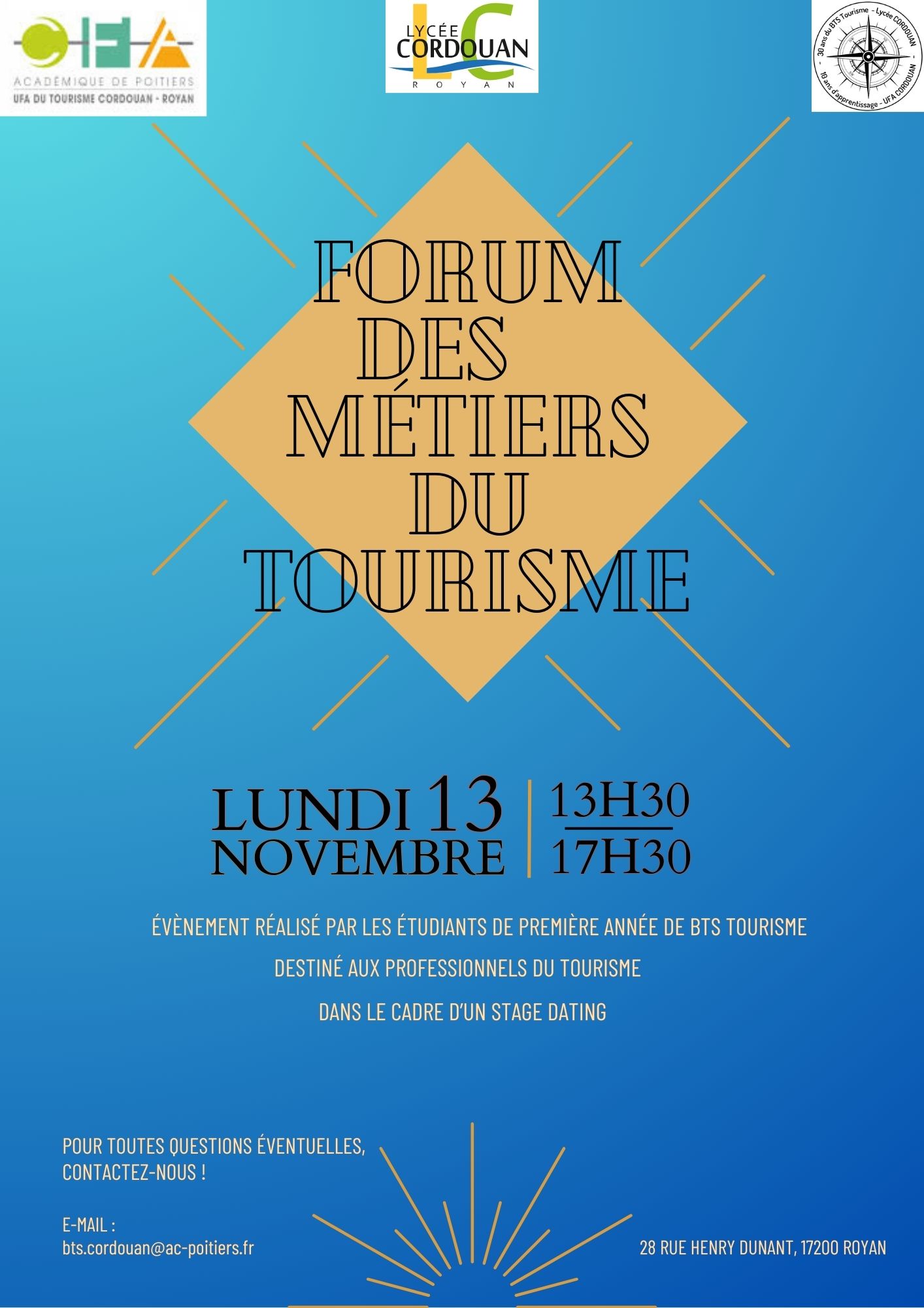 Forum des Métiers du Tourisme 2023