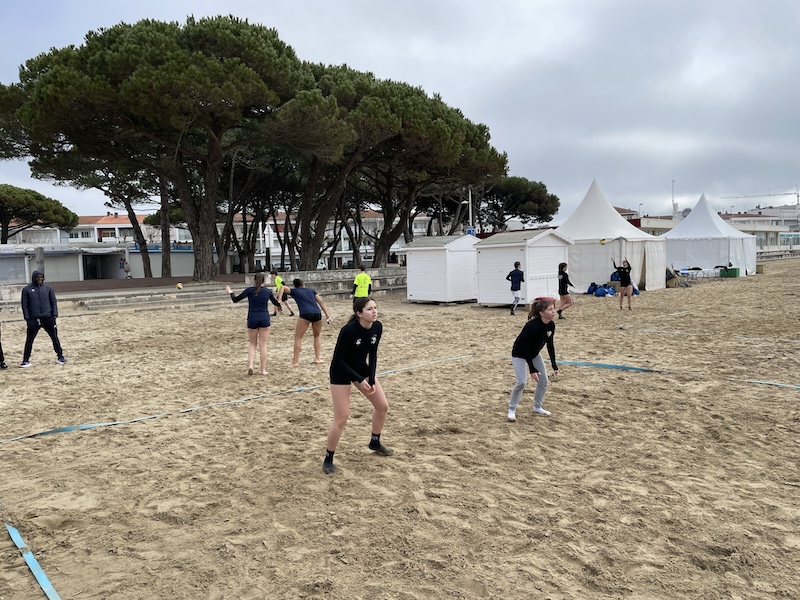unss beach volley finale académique 2024 lycée cordouan