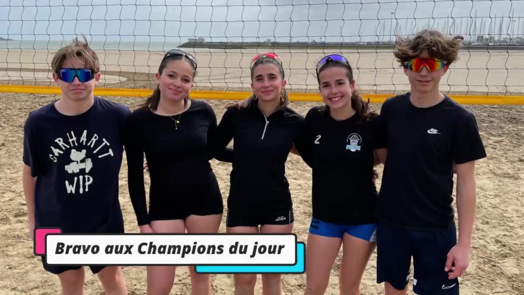 unss beach volley tournoi fun 3 avril 2024 lycée cordouan