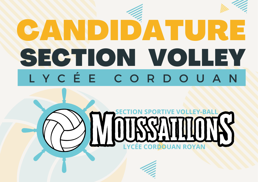 Candidature Section Volley