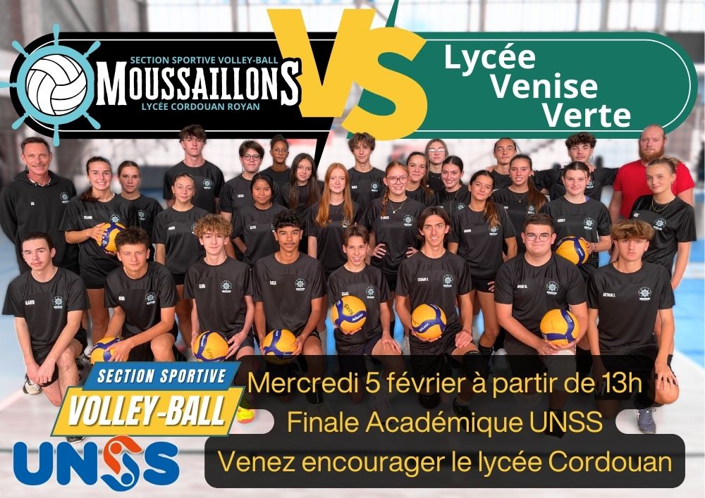 Section Volley – finale académique contre le lycée La Venise Verte