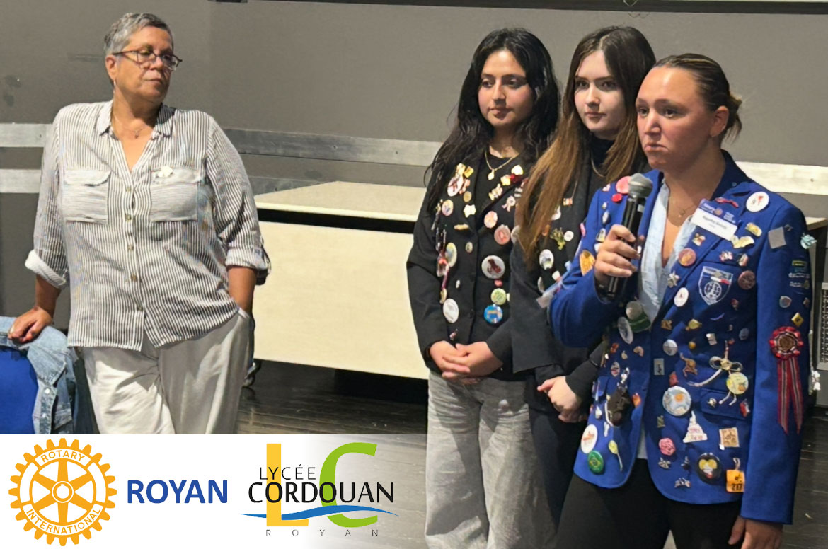Bienvenue à nos élèves étrangères du YOUTH EXCHANGE Rotary