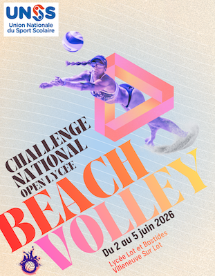 UNSS Beach Volley championnat de France 2026 lycée Cordouan Royan