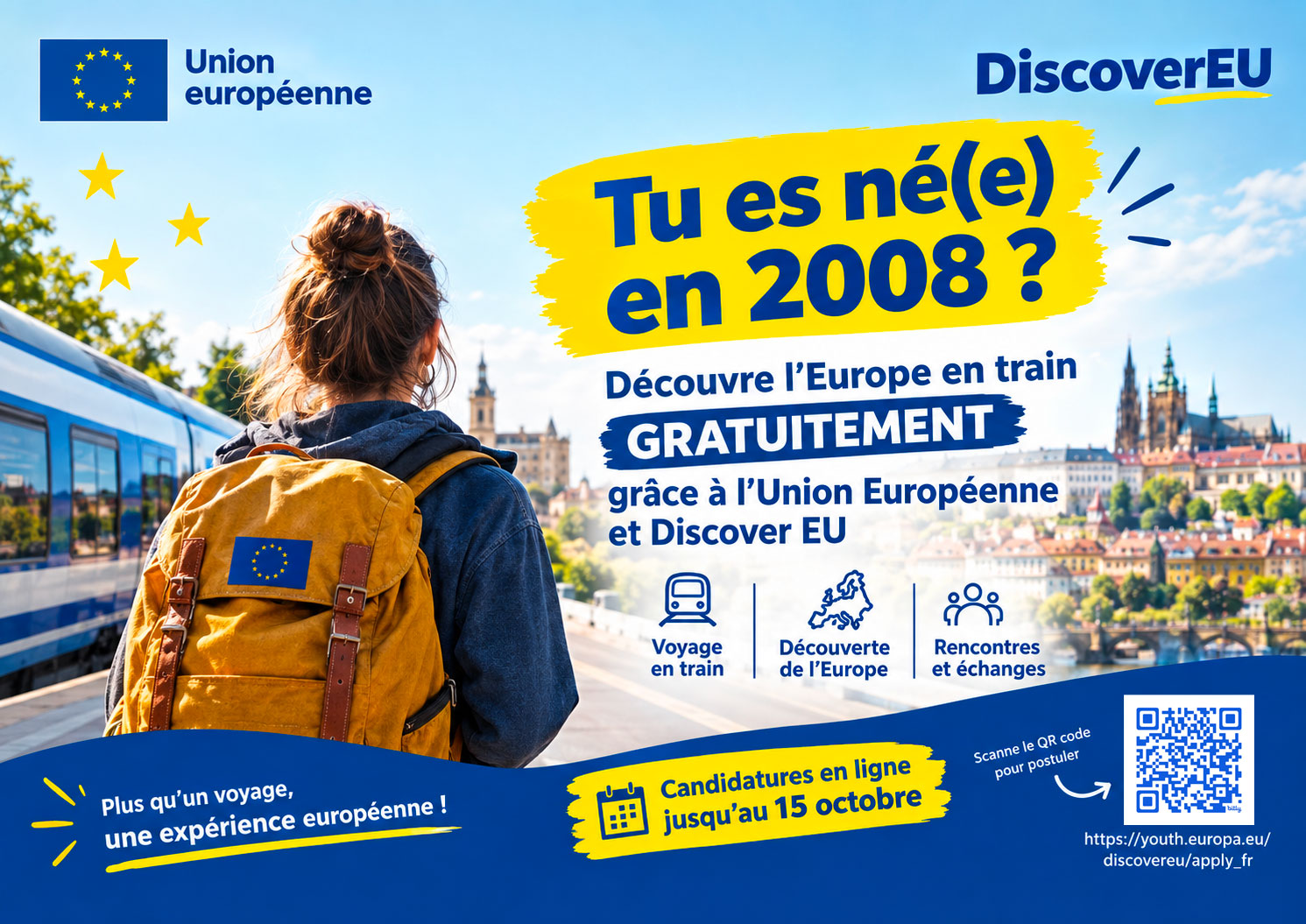 Découvre l&rsquo;Europe en train avec l&rsquo;UE